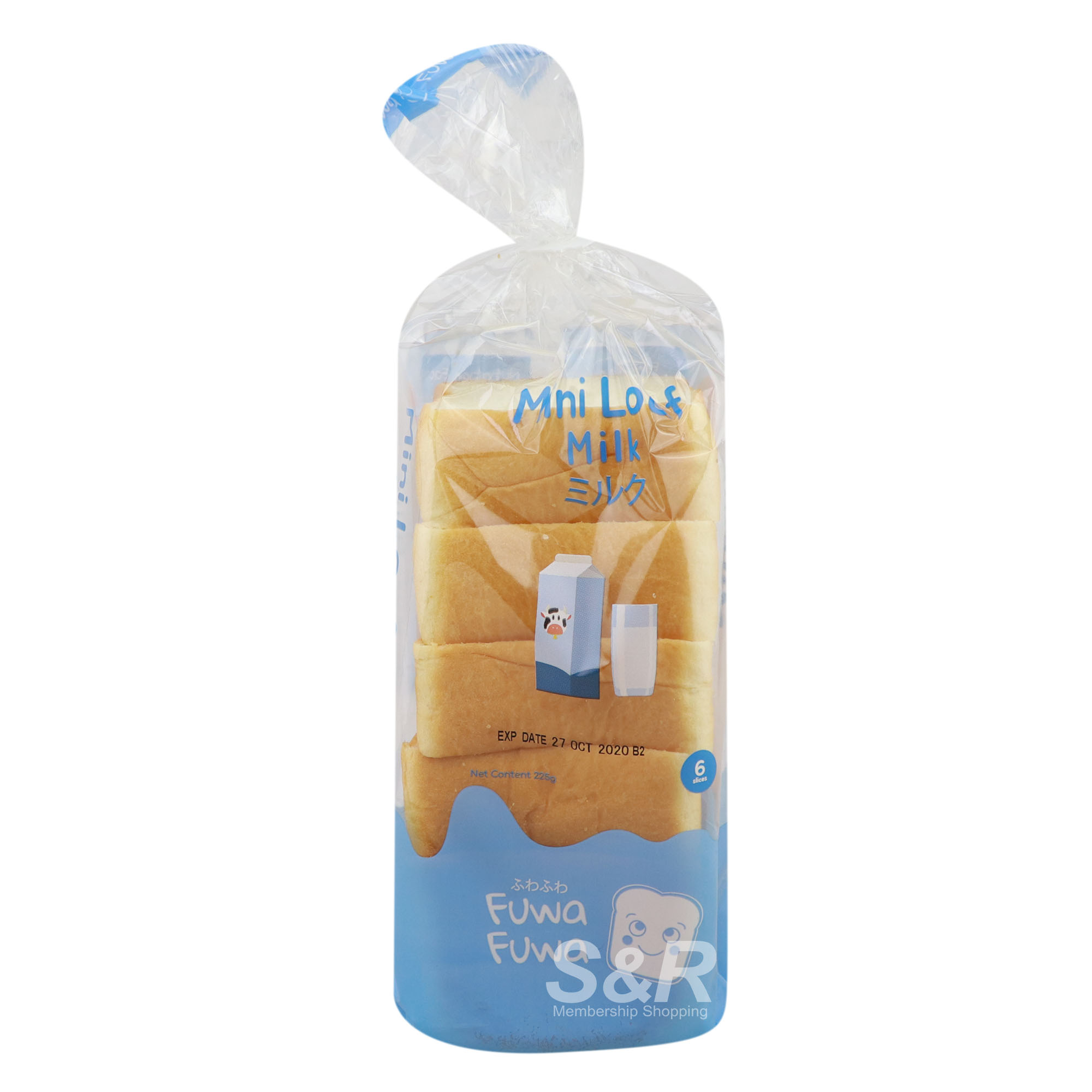 Fuwa Fuwa Mini Loaf Milk 225g